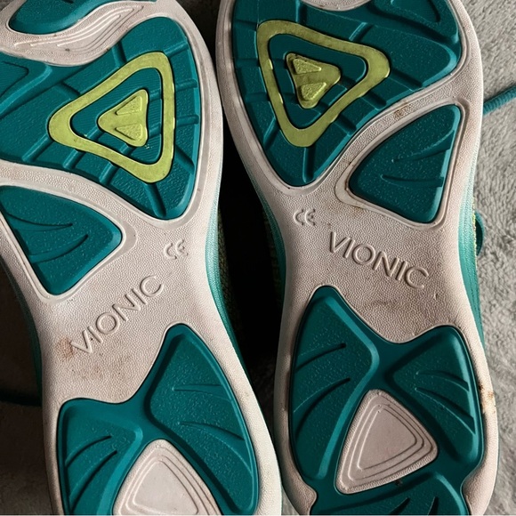 Vionic Adley Active Stretch Knit Lace-Up Comfort Sneaker Shoe Green Blue Sz 7 - Picture 7 of 17